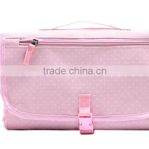 Fancy Pink Easy Clean Portable Diaper Changing Pad thumbnail-3