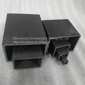 High Strength Right Angle R1 3K Twill Matte Square Foursquare Quadart Carbon Fiber Tubing Tube thumbnail-2