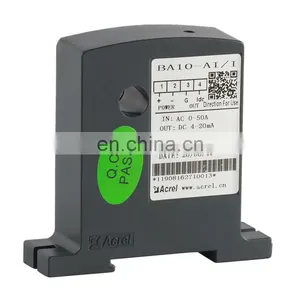 Acrel AC Current Sensor Input AC 0-50A Output DC 4-20mA/0~20mA CT Class 0.5 0.2 Current Transducer Transformer BA10-AI/I thumbnail-1