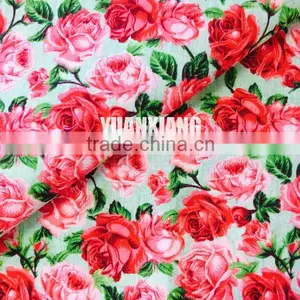 Floral Fabric in Custom Printing Fabric for Bed InT90/C10 thumbnail-1