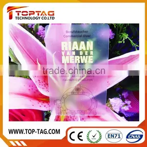 CMYK Printing Transparent Pvc Card / Pvc Business Card thumbnail-5