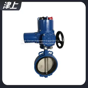 Wafer Type Electric Butterfly Valve DN20 General Electric Actuator thumbnail-3