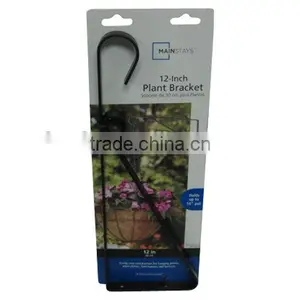 12" Garden Metal Hanging Basket Brackets thumbnail-2