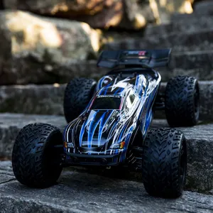 JLB Racing Cheetah 21101 Rc Car, 1/10 4WD Remote Control Car Truck RTR 80km/h With 120A ESC 3670 2500KV Brushless Waterproof Motor Wheelie Function thumbnail-1