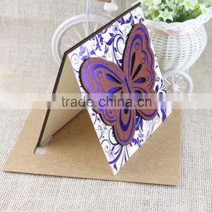 2016 New Fashion Design Customized Blue Invitation Wedding Cards thumbnail-4