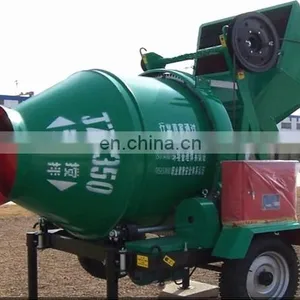 Concrete Mixer Drum Machine With Lift Ladder An Elevating Concrete Mixer for Construction thumbnail-4
