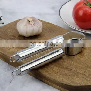 Kitchen Chopper Stainless Steel Crusher Ginger Set Garlic Press thumbnail-1