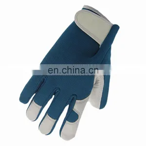 Durable Sheepskin Leather Gardening Gloves Working thumbnail-2