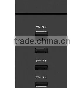 4 Port USB Wall Plug With CE Approval for IPad,Smart Phone ,Iphone thumbnail-2