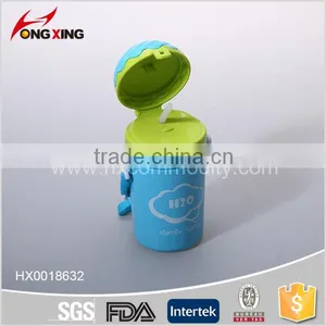 Plastic Reusable Filtering Kids Water Bottles With a Straw thumbnail-1