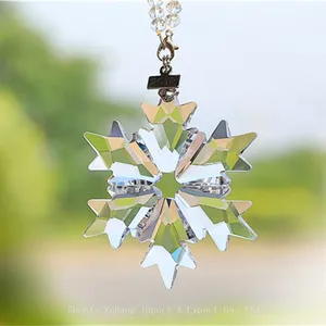 K9 Crystal Hanging Ornament Personalized Engraved Car Decor Crystal Glass Pendant thumbnail-2