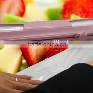 Patent Product Plastic Wrap and Foil Paper Cutter Safety Plastic Wrap Cutting Dispenser Case Aluminum Foil Paper Wrap Cutter NEW thumbnail-1
