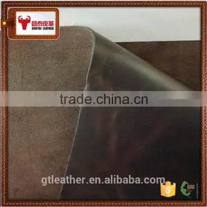 Split Cowhide Leather Two Tone Pull up Leather thumbnail-2