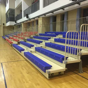 Indoor Stadium Gym Telescopic Bleachers Grandstand Tribune Seating Retractable Grandstands for Sport Event thumbnail-1