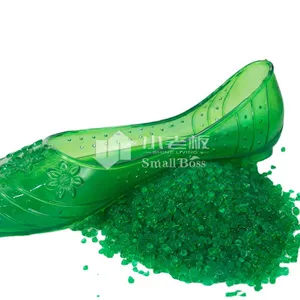 Transparent PVC Granules Price for Shoes Sole PVC Compound Pellet for Footwear Sandals Raw Material Crystal Shoe Sole thumbnail-2