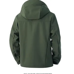 Winter Outdoor Solid Color Three in One Men's and Women's Hooded Waterproof Jacket With Detachable Two-piece Logo Print thumbnail-4