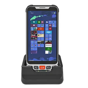 HP555 Cheapest Factory 5.5'' Win10 Pro Intel Z8350 IP66 PDA Handheld Terminal Mobile Computer With 2D Scanner UHF RFID NFC Docking thumbnail-1