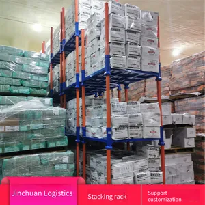 Jinchuan Non-standard Warehouse Logistics Cold Storage Stacking Rack: High Load-bearing + Stackable, Anti-slip and Anti-freezing Design for Safer Operations thumbnail-5
