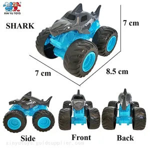 1:43 Scale Diecast Animal Toy Car Eagle Zebra Rhinocero Shark Dinosaur Dog Free Wheeling thumbnail-2