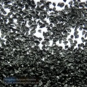 Black Corundum Abrasive for Sandblasting and Rust Removal, Black Corundum Sand for Emery Floor Materials, Black Corundum Wholesale From the Manufacturer thumbnail-3
