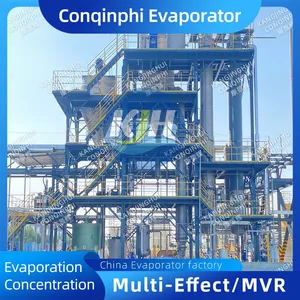 Three-Effect Continuous Evaporation Crystallizer Double Jacket Heating 2000L H Capacity Standard Compliant thumbnail-1
