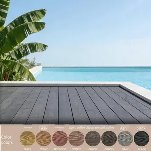Second-generation Co-extruded Wood-plastic Flooring for Outdoor Patios and Gardens, Waterproof Ecological Wood-plastic Panels thumbnail-4