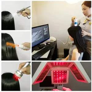 Hair Regrowth Machine for Home Care – 650nm Laser Follicle Scalp Detection, Gentle Non-Invasive Therapy, Easy Grip Design thumbnail-5