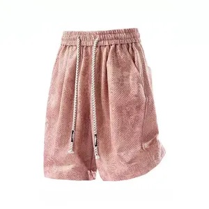 Men's Trendy Jacquard Patterned Short Shorts thumbnail-2