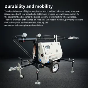 SYG9S-400 Hand-CrankTelescopic Lighting Tower thumbnail-3