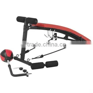 Ab Workout Incline Sit Up Bench With Punching Ball thumbnail-1