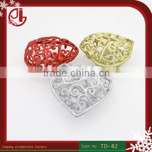 Heart Shape Metal Frame Christmas Tree Hanging Decoration thumbnail-1
