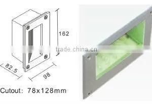Rectangle Ip54 Led Lamp Led Terrace Lamp 18pcs Emitter 1.26W thumbnail-1