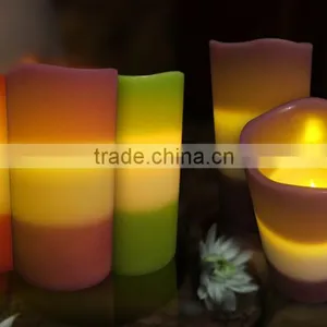 Multi-colored Color LED Candle With Timer thumbnail-2