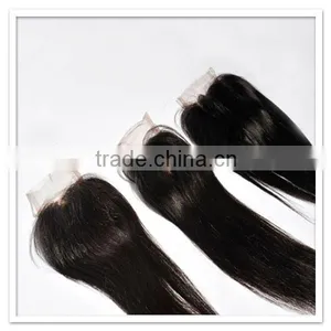2015 Wholesale Price Express Top Selling Peruvian Blonde Human Hair Bundles With Lace Closure thumbnail-4