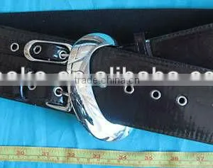PVC BELT FRONT WITH ELASTIC BACK, ATS-8094 PVC Elastic Belts, Clothing Accessories Belts For26~28" thumbnail-1