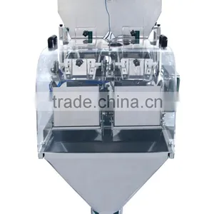 Automatic 2 Head Linear Digital Weigher, Dry Syrup Powder Weighing and Filling Machine thumbnail-1