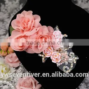 DIY Bridal Tiara Simulation Headdress Flower WeddinDIY Bridal Tiara Simulation Headdress Flower is Tasted Wedding Accessories thumbnail-4