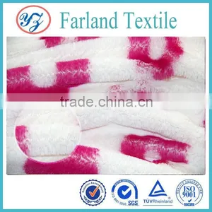Pvc Coated Polyester Fabrics Single Sided Plush for Garment thumbnail-4