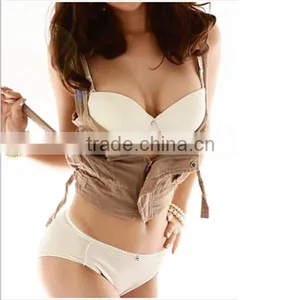 2014 Hot Selling Lady's Cotton Bra and Panty New Design thumbnail-2