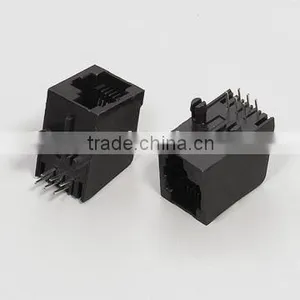 Side Entry RJ11 Modular PCB Jack Left Position thumbnail-1