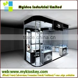 Wooden Point of Sale Retail Cardboard Cosmetics Display Shelf thumbnail-4