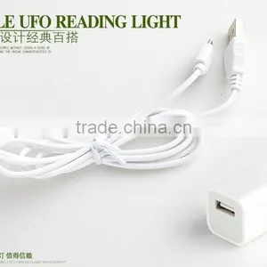 JK865 Creative LED Flexible Reading Light Clip-on Bed Table Desk Lamp Rechargeable thumbnail-6