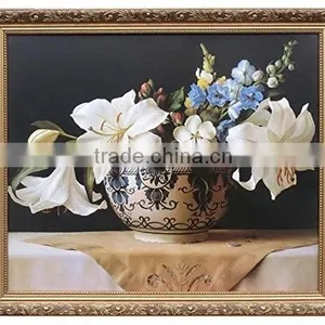 Funny Photo Frames,collage Photo Frames,wood Photo Frame, Flower Pattern Wooden Oil Painting, Home Decor Painting for Home thumbnail-1