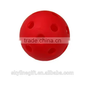 PP/PE/EVA Plastic Sports Ball, Wiffle Sports Ball With Hole for Promotional thumbnail-3