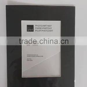 Black 8*10" Single Mat5*7", and Pre-cut Matboard for Photo Frame thumbnail-1