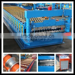 Passed CE and ISO Stainless Steel Corrugated Roll Forming Machine thumbnail-1