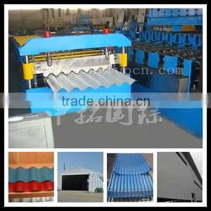 Roof Panel Machine, Corrugated Aluminum Roofing Sheet Iron Forming Machine thumbnail-1