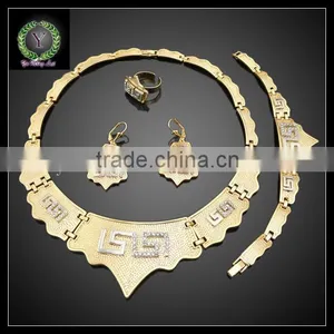 New Arrival 4pcs/set Gold Plated Jewelry Set,Wedding Jewelry Set ,party Jewelry Set AHK1090 Supplier's Choice thumbnail-1