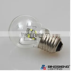 Global Type G45 AC85-265V 2W 3528SMD LED E27 thumbnail-1