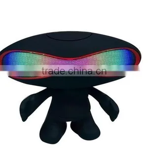 2015 New Hot Selling Doll Stand Football LED Bluetooth Speaker Support TF Card USB Phone Radio Aux thumbnail-1